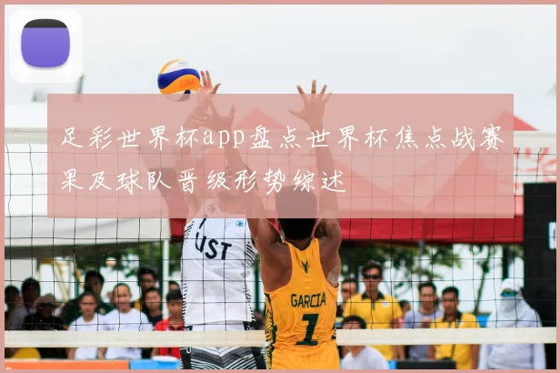 足彩世界杯app盘点世界杯焦点战赛果及球队晋级形势综述